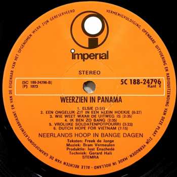 2LP Neerlands Hoop In Bange Dagen: Weerzien In Panama (2xLP)