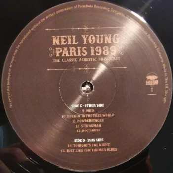 2LP Neil Young: Paris 1989 - The Classic Acoustic Broadcast