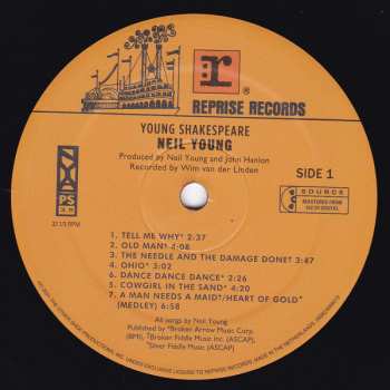 LP/CD/DVD/Coffret Neil Young: Young Shakespeare DLX | NUM | LTD