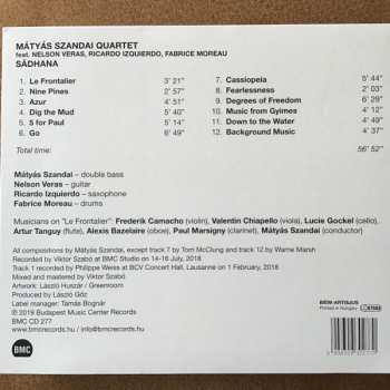 CD Mátyás Szandai: Sadhana