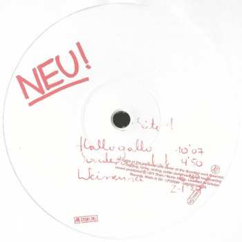 LP Neu!: Neu! CLR