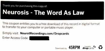 LP Neurosis: The Word As Law CLR
