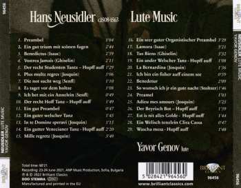 CD Hans Neusiedler: Lute Music