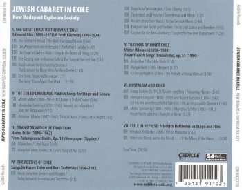 CD New Budapest Orpheum Society: Jewish Cabaret In Exile