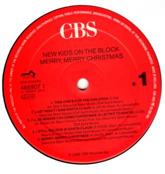LP New Kids On The Block: Merry, Merry Christmas