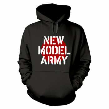 Merch New Model Army: Sweatshirt à capuche Logo New Model Army (black)