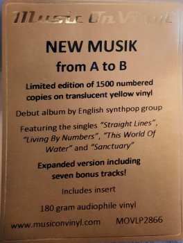 2LP New Musik: From A To B LTD | NUM | CLR