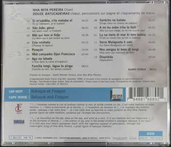CD Nha Mita Pereira: Cap-Vert: Batuque Et  Finaçon = Cape Verde: Batuque And  Finaçon 