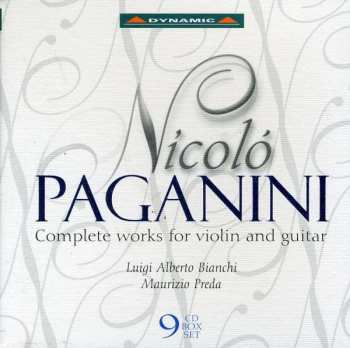 9CD/Coffret Niccolò Paganini: Complete Works For Violin And Guitar