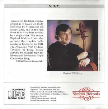 CD Raphael Wallfisch: Sonata Notturna • Life Studies
