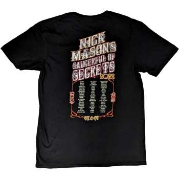 Marchandises Nick Mason's Saucerful Of Secrets: Nick Mason's Saucerful Of Secrets Unisex T-shirt: Hokusai Wave European Tour 2022 (back Print & Ex-tour) (small) S