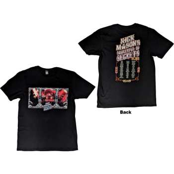 Marchandises Nick Mason's Saucerful Of Secrets: Nick Mason's Saucerful Of Secrets Unisex T-shirt: Hokusai Wave European Tour 2022 (back Print & Ex-tour) (small) S