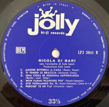 LP Nicola Di Bari: Nicola Di Bari