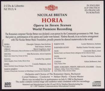2CD/Coffret Nicolae Bretan: Horia