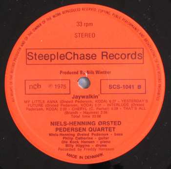 LP Niels-Henning Ørsted Pedersen: Jaywalkin'
