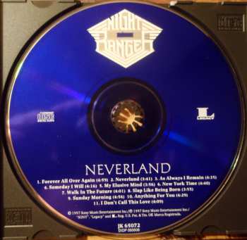 LP Night Ranger: Neverland - Orange Vinyl