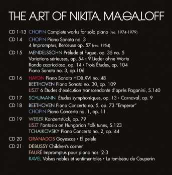 21CD/Coffret Nikita Magaloff: The Art Of Nikita Magaloff