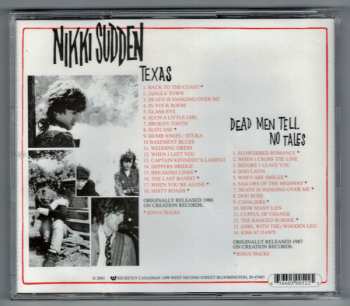 2CD Nikki Sudden: Texas / Dead Men Tell No Tales