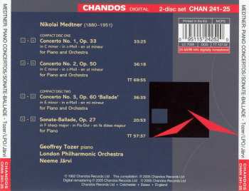 2CD The London Philharmonic Orchestra: The Piano Concertos / Sonate-Ballade
