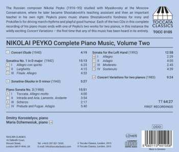 CD Dmitry Korostelyov: Complete Piano Music, Volume Two