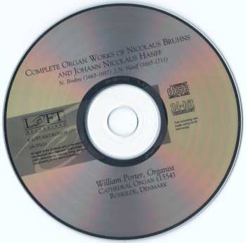 CD Nikolaus Bruhns: Complete Organ Works Of Nicholas Bruhns And Johann Nicolaus Hanff