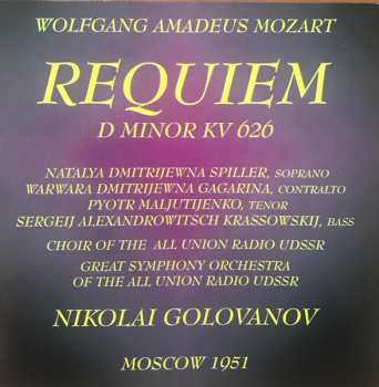 CD Wolfgang Amadeus Mozart: Mozart: Requiem