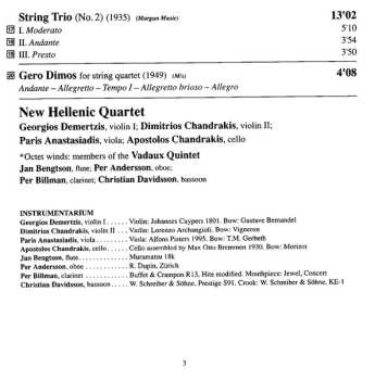 CD Nikos Skalkottas: Chamber Music