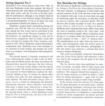 CD Nikos Skalkottas: Chamber Music