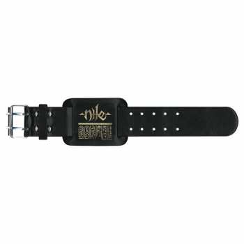 Merch Nile: Bracelet en cuir Logo Nile & Hieroglyphs
