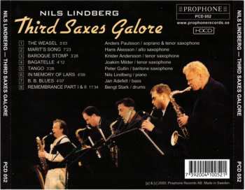 CD Nils Lindberg Third Saxes Galore: Nils Lindberg Third Saxes Galore