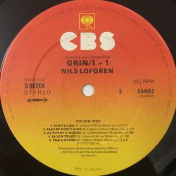 2LP Nils Lofgren: Grin - 1+1