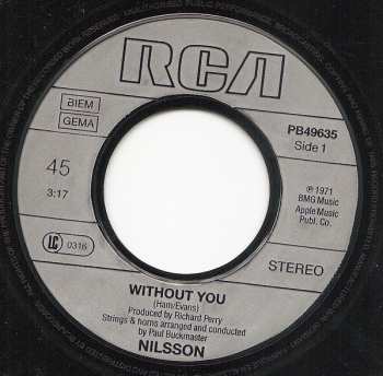 SP Harry Nilsson: Without You