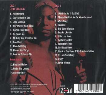 2CD Nina Simone: My Baby Just Cares For Me (Including The Original 'Little Girl Blue' Album)