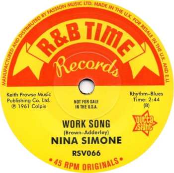 SP Nina Simone: My Baby Just Cares For Me / Work Song