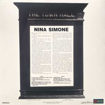 LP Nina Simone: Nina Simone At Town Hall CLR
