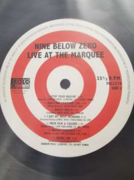 LP Nine Below Zero: Live at the Marquee