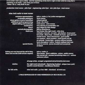 CD Nine Inch Nails: Pretty Hate Machine