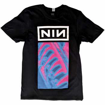 Marchandises Nine Inch Nails: Nine Inch Nails Unisex T-shirt: Pretty Hate Machine Neon (small) S
