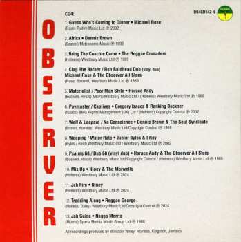 4CD/Coffret Niney The Observer: The Observer Master Mix Collection