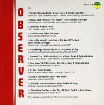 4CD/Coffret Niney The Observer: The Observer Master Mix Collection