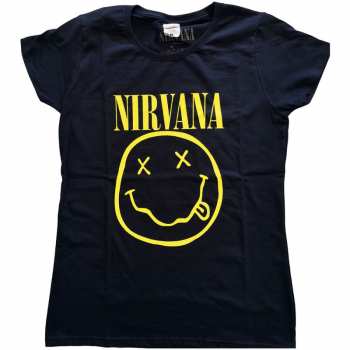 Merch Nirvana: Femmes T-shirt Yellow Smiley 