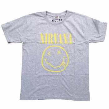 Merch Nirvana: T-shirt pour enfants Yellow Smiley 