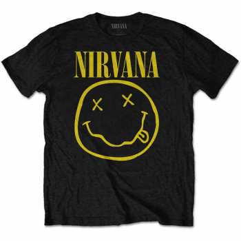 Merch Nirvana: T-shirt pour enfants Yellow Smiley 