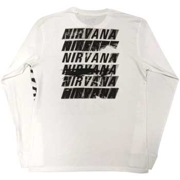 Marchandises Nirvana: Nirvana Unisex Long Sleeve T-shirt: Incesticide (back & Sleeve Print) (small) S