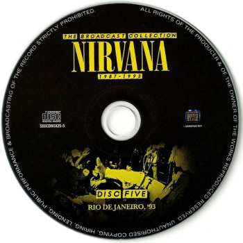 5CD/Coffret Nirvana: The Broadcast Collection 1987- 1993