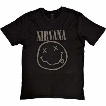 Merch Nirvana: T-shirt Black Smiley