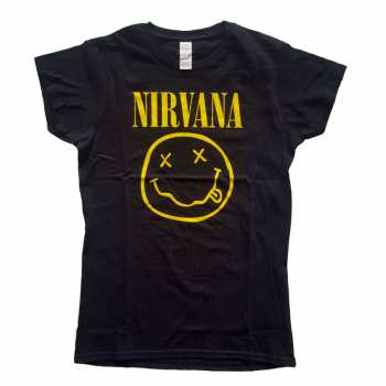 Marchandises Nirvana: Tričko Dámské Smiley Logo Nirvana XS