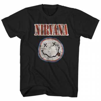 Merch Nirvana: T-shirt Distressed Logo Nirvana 