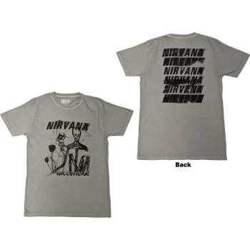 Marchandises Nirvana: Nirvana Unisex T-shirt: Incesticide Stacked Logo (back Print) (small) S