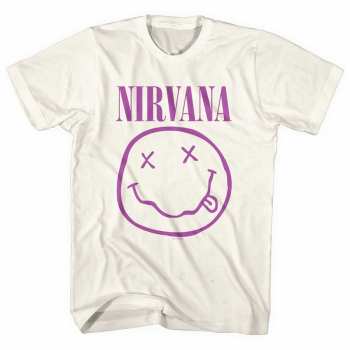 Marchandises Nirvana: Tričko Purple Smiley S